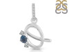 Labradorite & White Topaz Alphabet Q Pendant LBD-RDA-95.