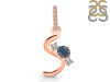 Labradorite & White Topaz Alphabet S Pendant LBD-RDA-97.