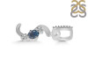 Labradorite & White Topaz Alphabet S Pendant LBD-RDA-97.
