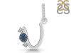 Labradorite & White Topaz Alphabet U Pendant LBD-RDA-99.