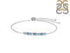 Labradorite & White Topaz Bracelet LBD-RDB-139.