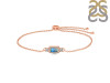 Labradorite & White Topaz Bracelet LBD-RDB-140.