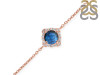 Labradorite & White Topaz Bracelet With Adjustable Camera Lock LBD-RDB-66.