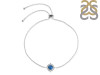 Labradorite & White Topaz Bracelet With Adjustable Camera Lock LBD-RDB-67.