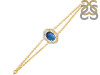 Labradorite & White Topaz Bracelet With Adjustable Camera Lock LBD-RDB-68.