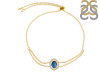 Labradorite & White Topaz Bracelet With Adjustable Camera Lock LBD-RDB-68.