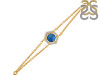 Labradorite & White Topaz Bracelet With Adjustable Camera Lock LBD-RDB-83.