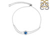 Labradorite & White Topaz Bracelet With Adjustable Camera Lock LBD-RDB-83.