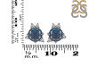 Labradorite & White Topaz Stud Earring LBD-RDE-1260.