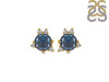 Labradorite & White Topaz Stud Earring LBD-RDE-1260.