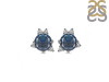 Labradorite & White Topaz Stud Earring LBD-RDE-1260.