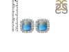 Labradorite & White Topaz Stud Earring LBD-RDE-1263.