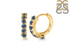 Labradorite Hoop Hoop Earring LBD-RDE-1473.
