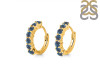 Labradorite Hoop Hoop Earring LBD-RDE-1473.