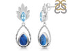 Labradorite & Blue Topaz Earring LBD-RDE-57.