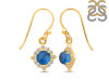  Labradorite & White Topaz Earring LBD-RDE-695.