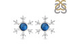 Labradorite & White Topaz Stud Earring LBD-RDE-854.