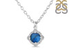 Labradorite & White Topaz Necklace With Slider Lock LBD-RDN-74.