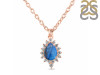 Labradorite & White Topaz Necklace With Slider Lock LBD-RDN-79.