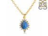 Labradorite & White Topaz Necklace With Slider Lock LBD-RDN-79.