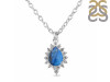Labradorite & White Topaz Necklace With Slider Lock LBD-RDN-79.