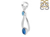 Labradorite & Blue Topaz Pendant LBD-RDP-132.