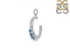 Labradorite & White Topaz Pendant LBD-RDP-728.