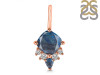 Labradorite & White Topaz Pendant LBD-RDP-729.