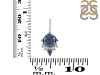 Labradorite & White Topaz Pendant LBD-RDP-729.