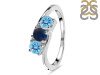 Labradorite & Blue Topaz Ring LBD-RDR-213-BTZ.