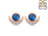 Labradorite & White Topaz Stud Earring LBD-RE-4.