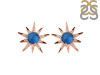 Labradorite & White Topaz Stud Earring LBD-RE-50.