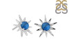 Labradorite & White Topaz Stud Earring LBD-RE-50.