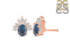 Labradorite & White Topaz Stud Earring LBD-RE-71.