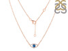 Labradorite & White Topaz Necklace LBD-RN-1.