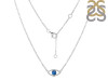 Labradorite & White Topaz Necklace LBD-RN-1.