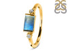 Labradorite & White Topaz Ring LBD-RR-135.