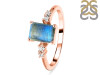 Labradorite & White Topaz Ring LBD-RR-139.