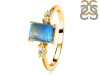 Labradorite & White Topaz Ring LBD-RR-139.