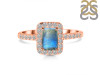 Labradorite & White Topaz Ring LBD-RR-432.