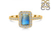 Labradorite & White Topaz Ring LBD-RR-432.