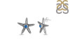 Labradorite Star Fish Stud Earring LBD-RUE-2.