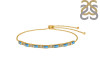 Labradorite & White Topaz Bracelet LBD-RDB-133.