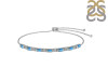 Labradorite & White Topaz Bracelet LBD-RDB-133.