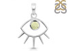 Libyan Desert Glass Eye Pendant LDG-RDEP-875A.