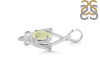 Libyan Desert Glass Lotus Pendant LDG-RDEP-877.