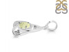 Libyan Desert Glass Triangle Pendant LDG-RDEP-878.