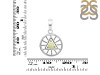 Libyan Desert Glass Illuminati Pendant LDG-RDEP-881.