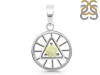 Libyan Desert Glass Illuminati Pendant LDG-RDEP-881.