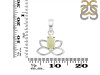 Libyan Desert Glass Butterfly Pendant LDG-RDEP-883.